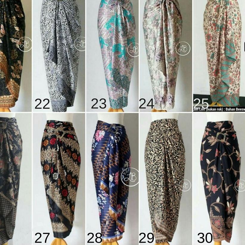۩ Rok Kain Lilit Batik Bawahan Kebaya Motif Mojang Aneka Pilihan Motif dan Warna ✰
