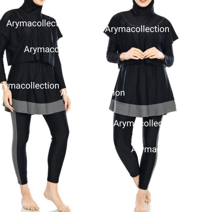 New Baju Renang Muslim Baju renang muslimah jumbo baju renang muslim syari baju renang BABY DOLL DEWASA