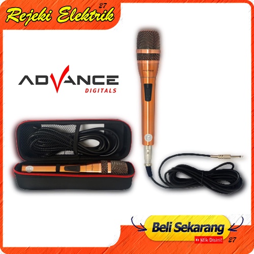 Microphone Advance MIC 888 Professional Dynamic - Mic Mikrofon Kabel Vocal - Terbaru