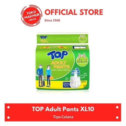 TOP PANTS ADULT XL10 - POPOK DEWASA TIPE CELANA