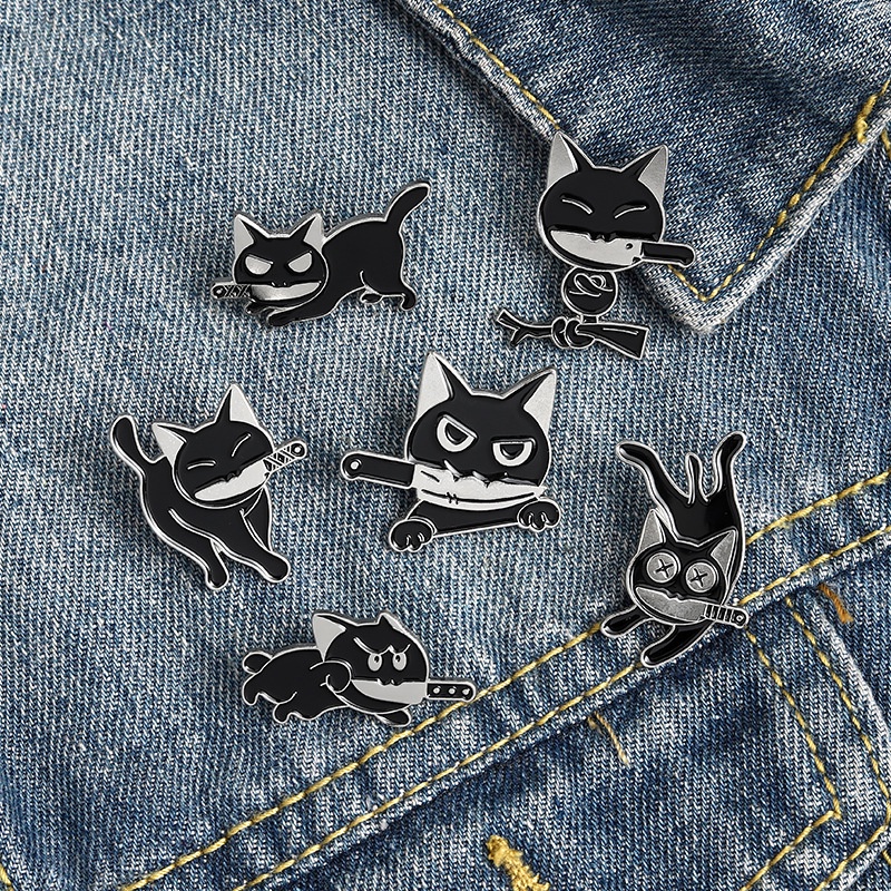 Hewan Lucu Enamel Pin Lucu Kucing Bebek Rubah Kodok Kelinci Bros Lencana Kerah Pin Kartun Perhiasan Ransel Aksesoris Hadiah Untuk Anak-Anak