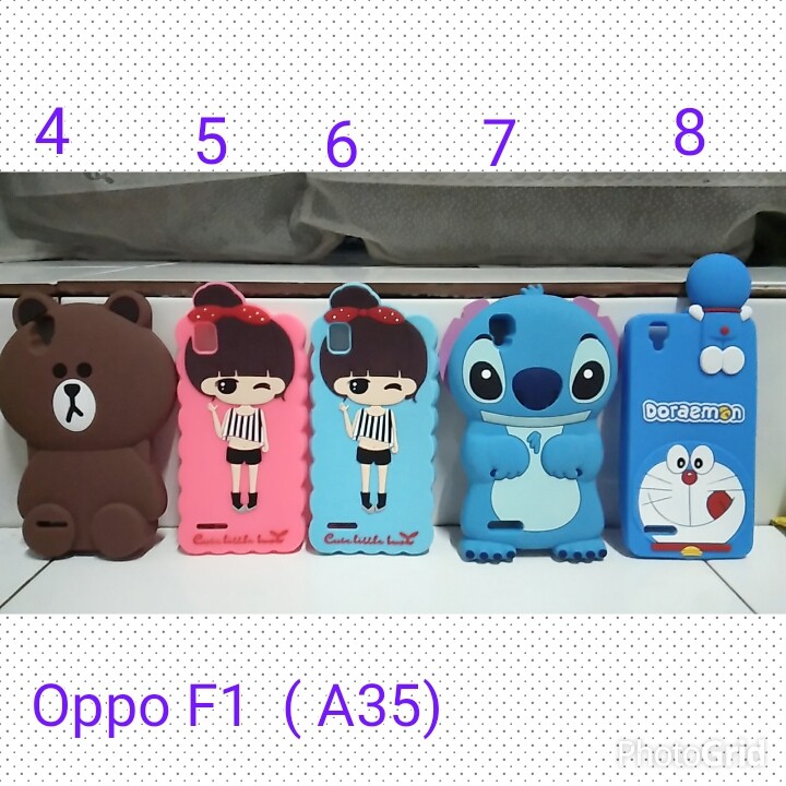 TERLARIS! Case Karakter Doraemon Oppo F1 / Silicon Case Oppo F1 Karakter Disney