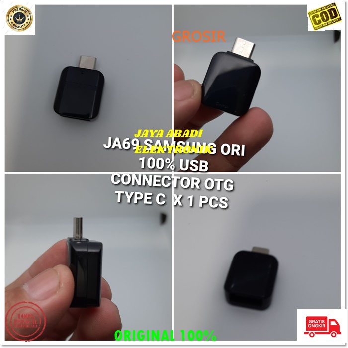 J69 ORIGINAL SAMSUNG OTG USB TYPE C JACK KONEKTOR ADAPTER HANDPHONE MULTI CONVERTER PENYAMBUNG FLASH DISK HP ADAPTER KONEKTOR SAMBUNGAN SPLITER CEWE EXTENSION PENYAMBUNG CONVERTER FEMALE MALE MULTI UNIVERSAL BISA UNTUK SEGALA JENIS HANDPHONE YANG PORT TYP