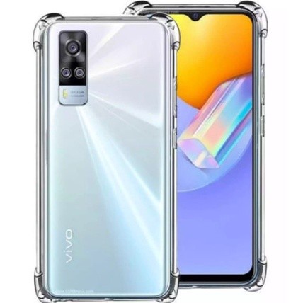 VIVO Y21A Y21T Y21S Y21 2021 Y33S Y53S Y51 2020 Y51A CASE SOFTCASE ANTICRACK SOFT SILIKON BENING CLEAR TRANSPARAN CASING BUMPER COVER ANTI CRACKY51 A