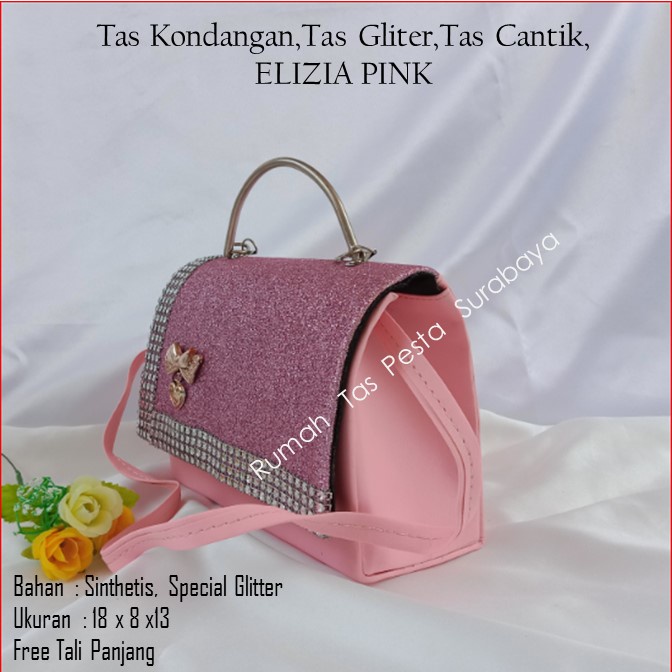 TAS PESTA LALA MODEL CLUCTH DAN SELEMPANG TERKESAN MEWAH DAN ELEGAN