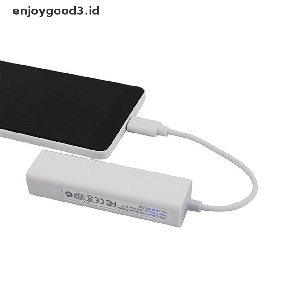 Adaptor Jaringan Lan Ethernet Rj45 Tipe C 3.1 Ke Usb 3.0 Untuk Macbook Us