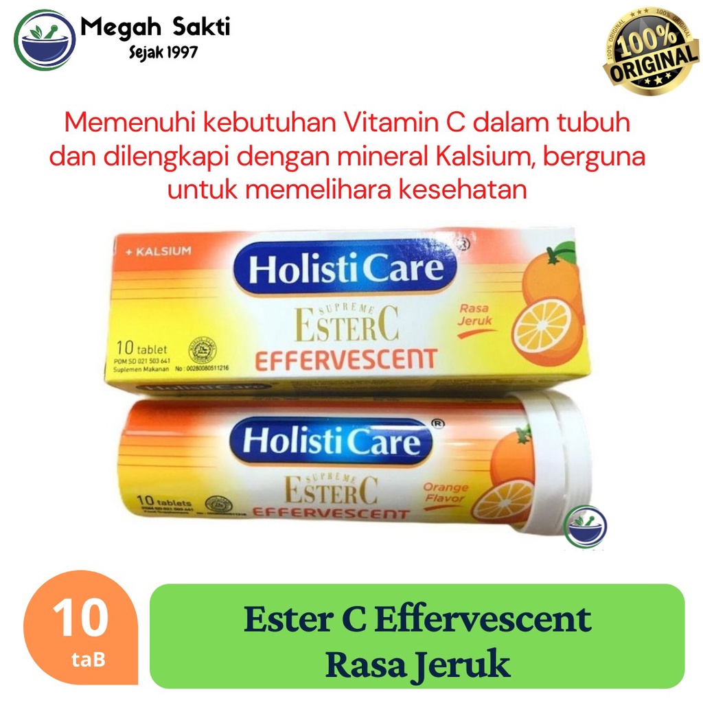 Jual Holisticare Ester C Effervescent Vitamin C untuk daya tahan