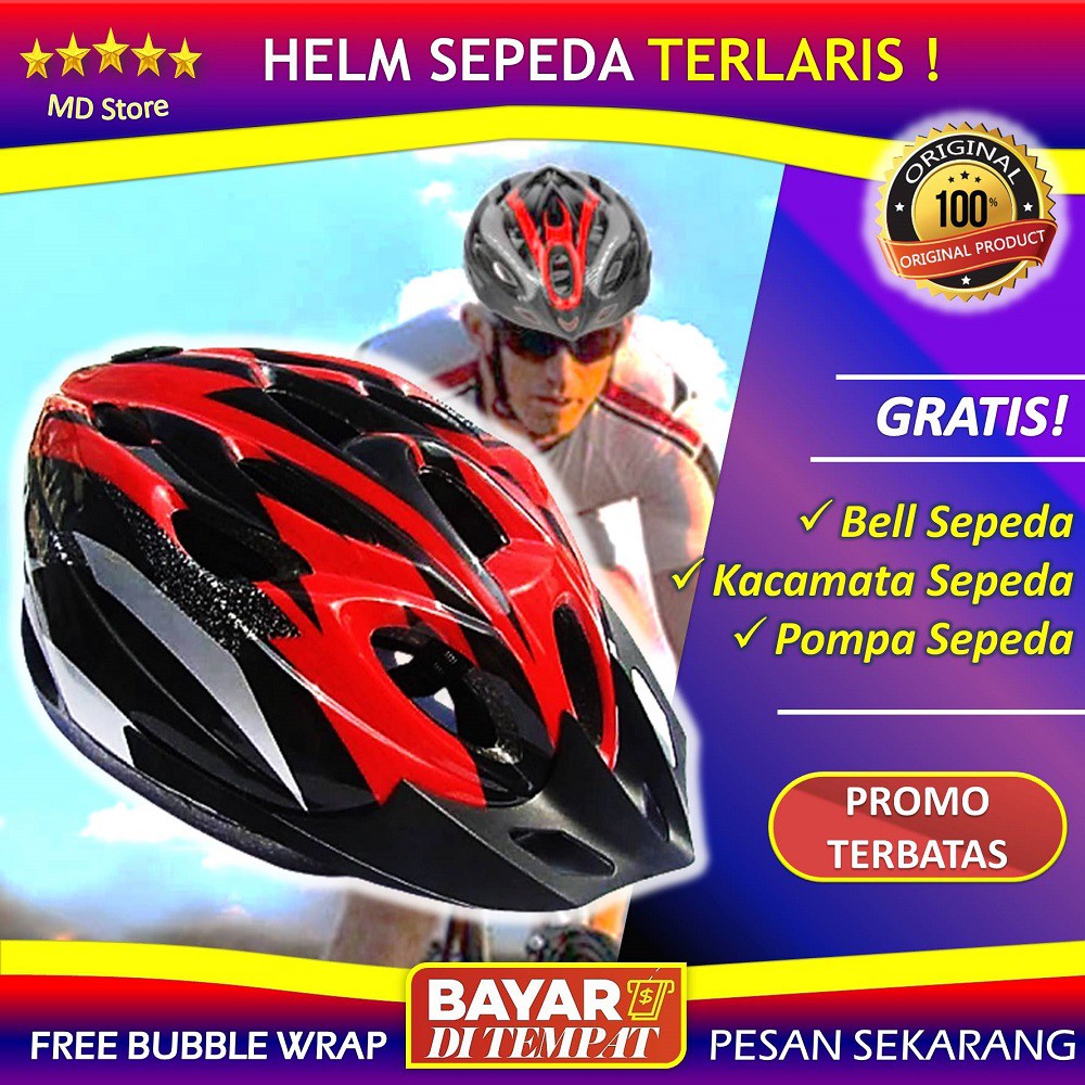 Helm Sepeda Dewasa Helm Sepeda gunung  EPS Foam PVC  Helm Sepeda Sporty