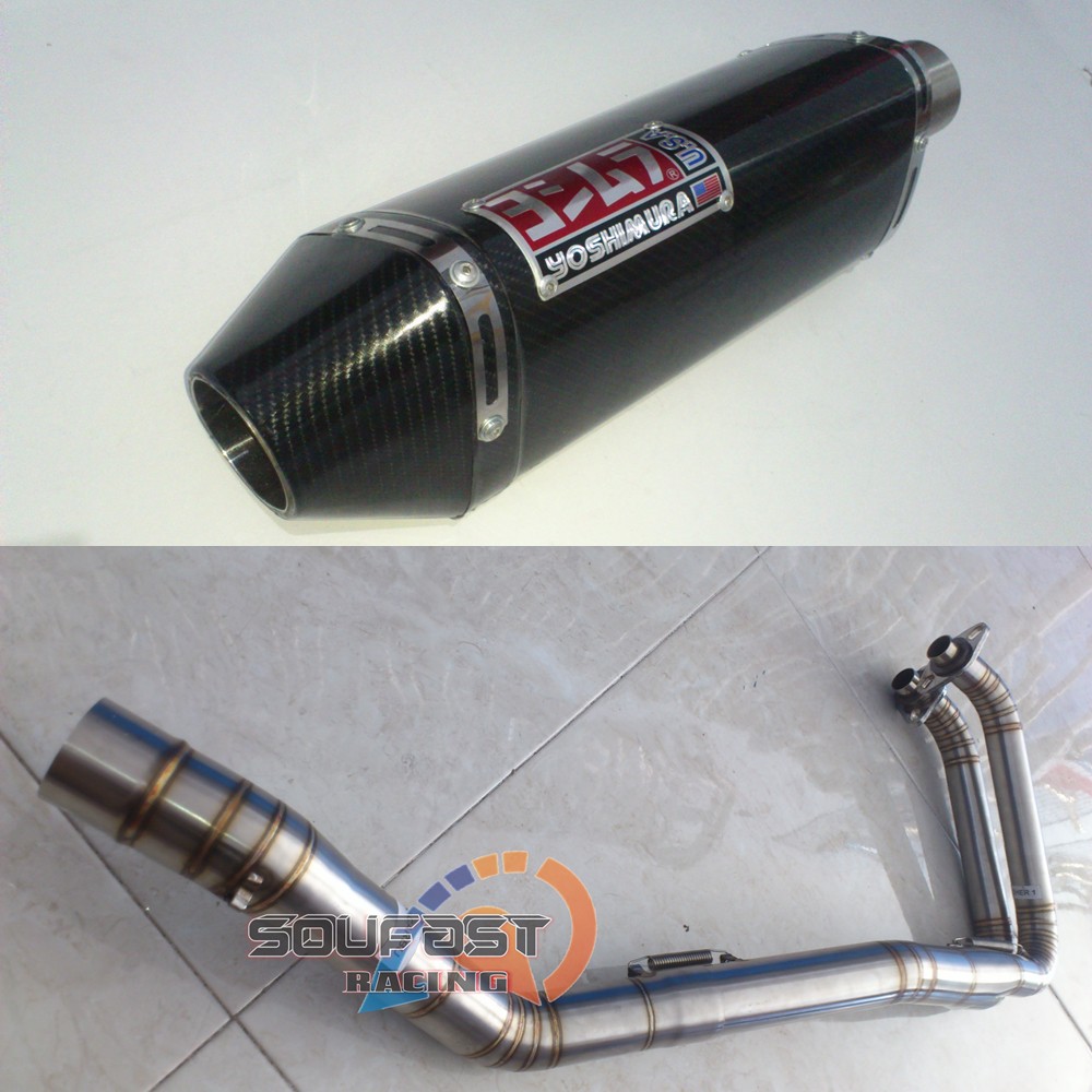 knalpot racing yoshimura usa fullsystem ninja250 fi karbu dan ninja 250cc 2018