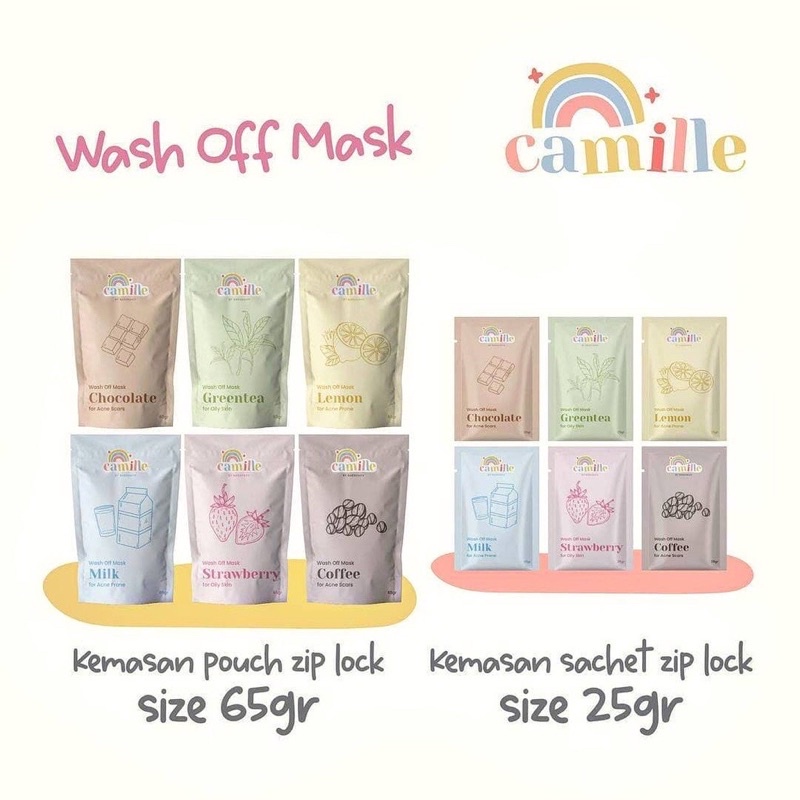 [BUY 1 GET 1 GIFT] CAMILLE BEAUTY MASKER WAJAH CAMILLE BEAUTY