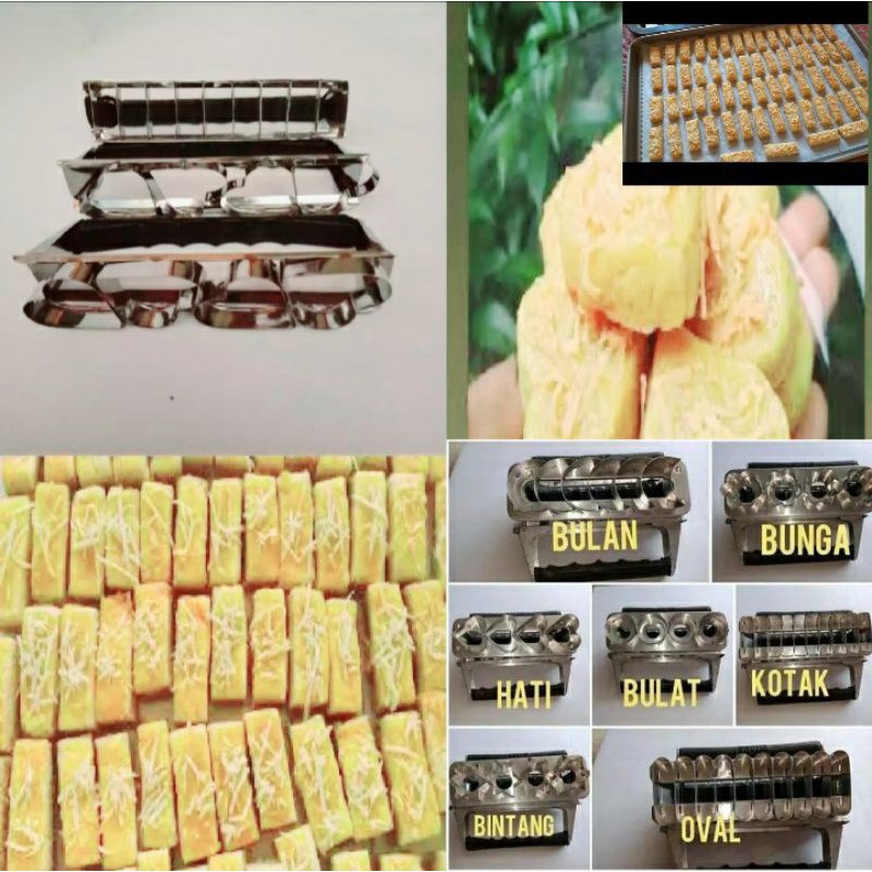 CETAKAN KUE KERING KASTANGEL BERMACAM-MACAM MOTIF
