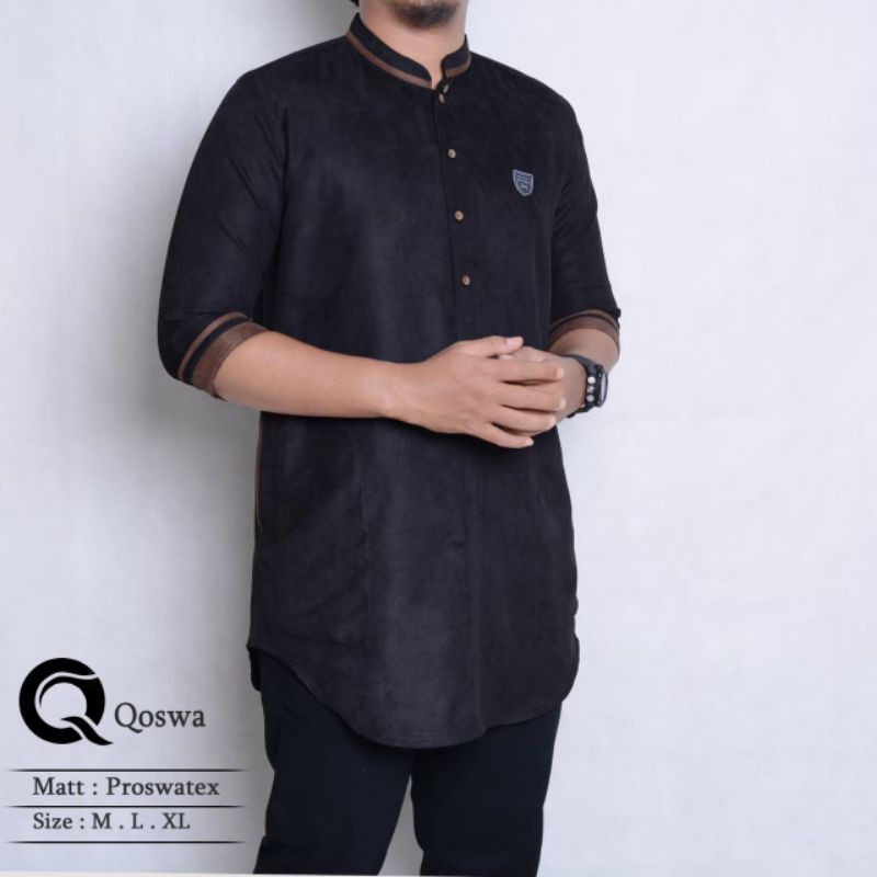 koko kurta pakistan original/koko kurta Qoswa muslim pria premium