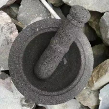 Lumpang Batu Asli 20Cm - Diskon Khusus 