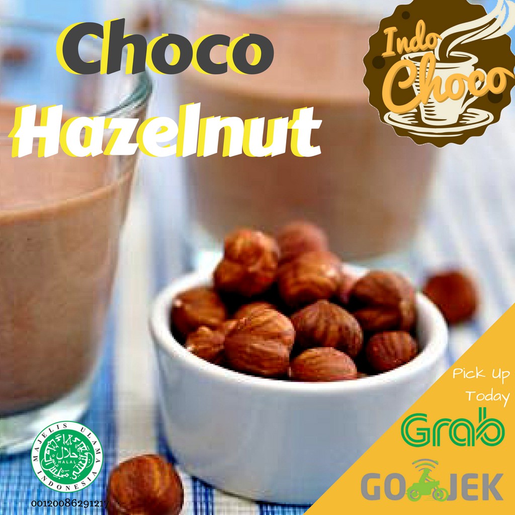 Bubuk Minuman Coklat rasa Hazelnut 1Kg / Choco Hazelnut / Nyoklat Hazelnut Chozo