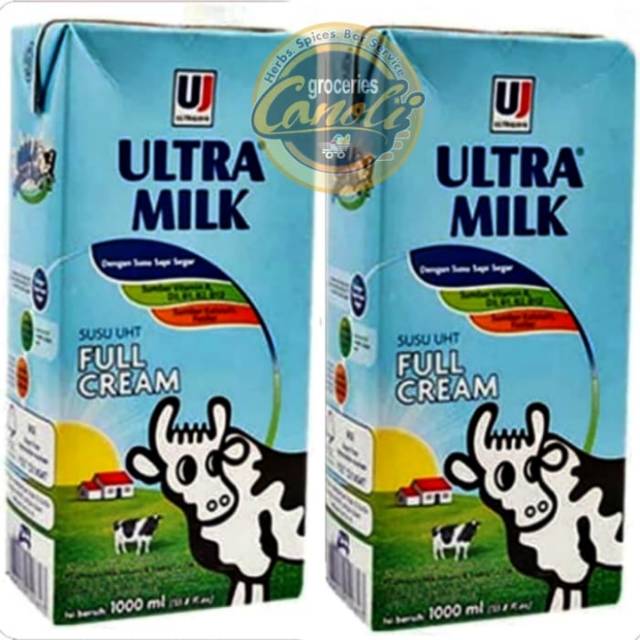 Susu Ultra Milk 1000 ml / Susu Ultra UHT