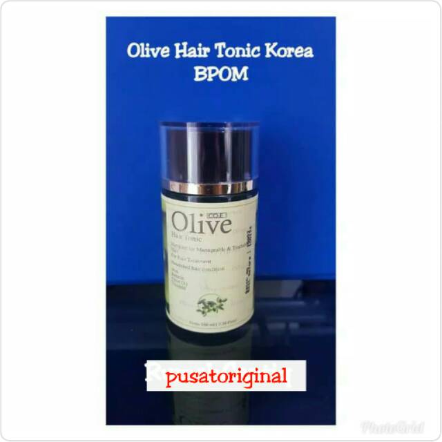 OLIVE HAIR TONIC KOREA BPOM WITH OLIVE OIL