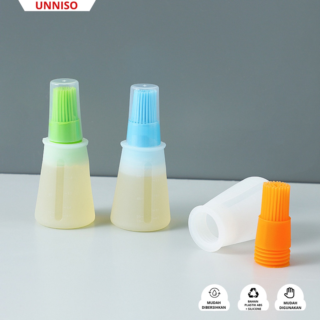 UNNISO - Botol Kuas Minyak Silikon Oil Brush Silicone BTS1