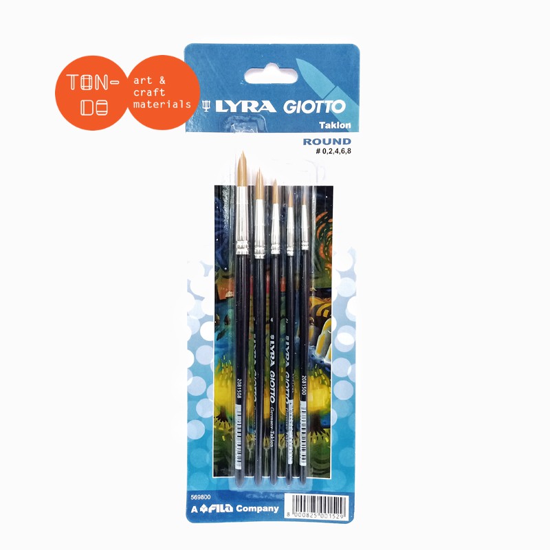 

KUAS LYRA GIOTTO ROUND SET ISI 5