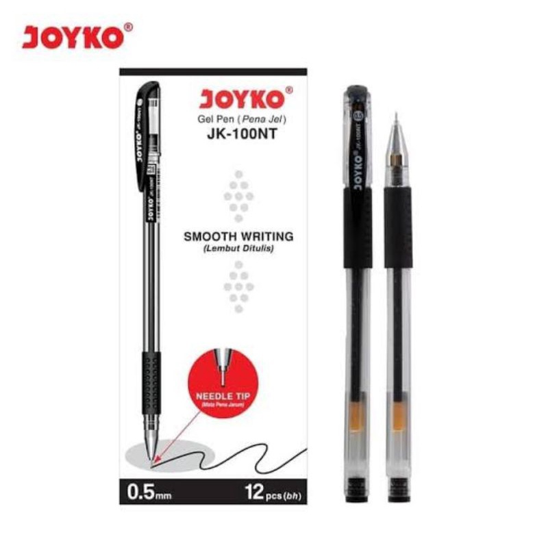 

Pulpen Joyko Gel pen JK-100NT 1 pack isi 12 buah