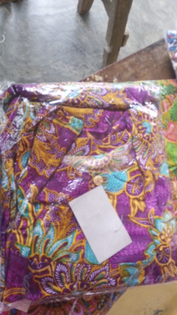 Long Gamis Motif Batik Sogan