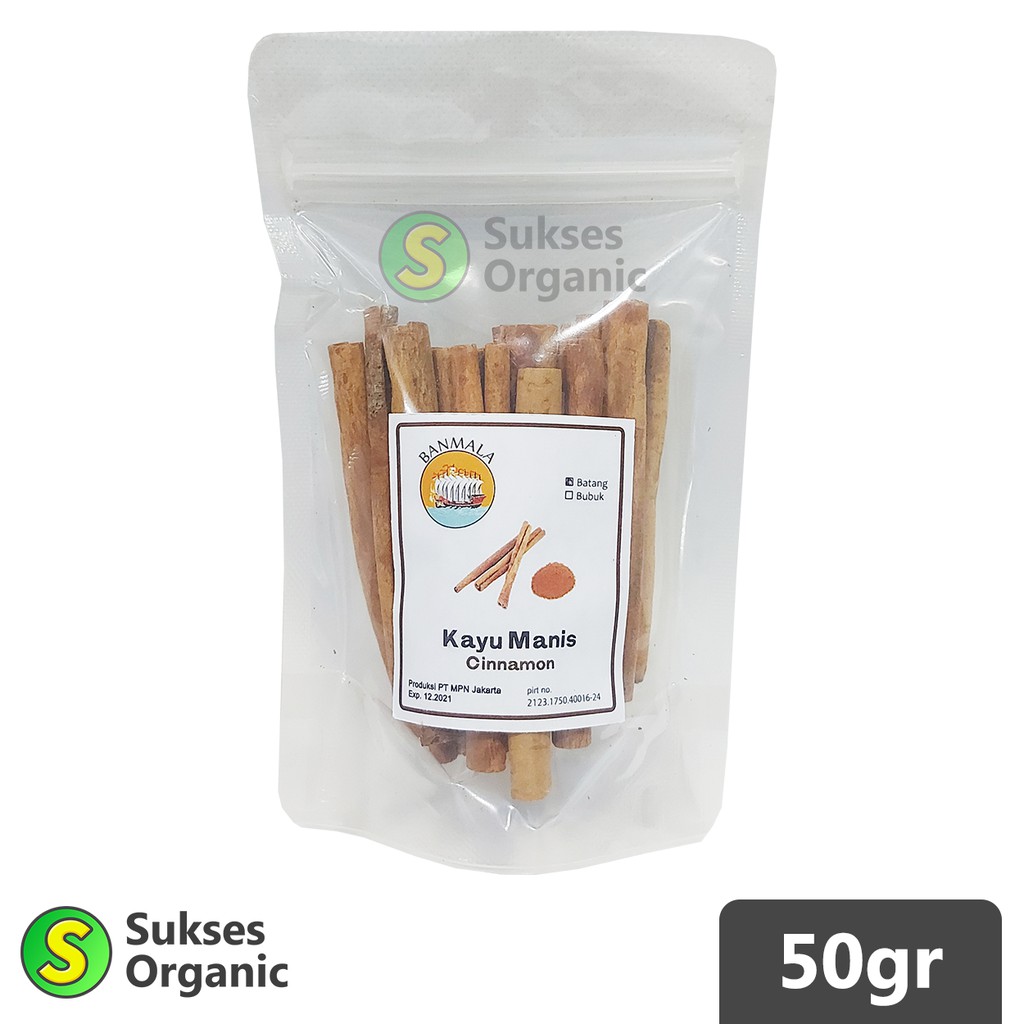 

Banmala Kayu Manis Premium Cassia Cinnamon 50gr