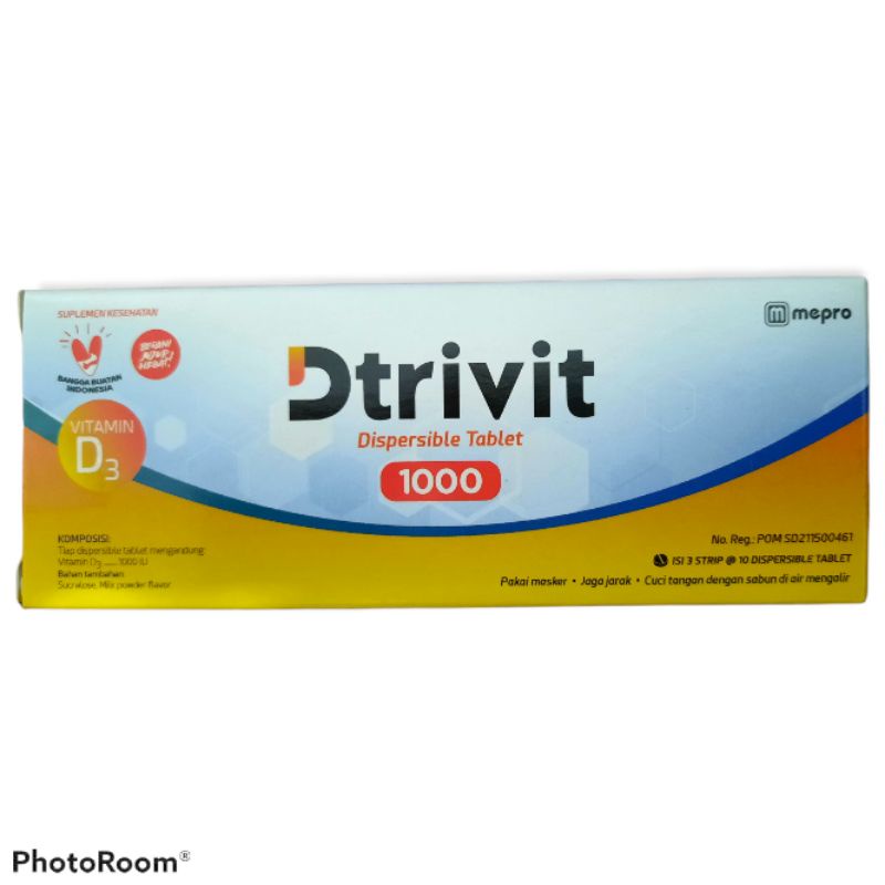 Dtrivit Dispersible Tablet 1000 Vitamin D3