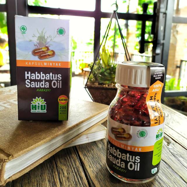 Habbatussauda oil habbasyi HIU 200 kapsul