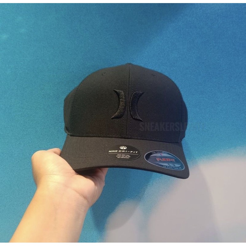 hurley topi flexfit nike drifit full black original sale