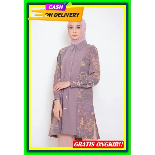 Thunik Baju Fashion Remaja Atasan Tunik Wanita Kekinian Tunic Santai Premium Import Baju Atasan Tuni