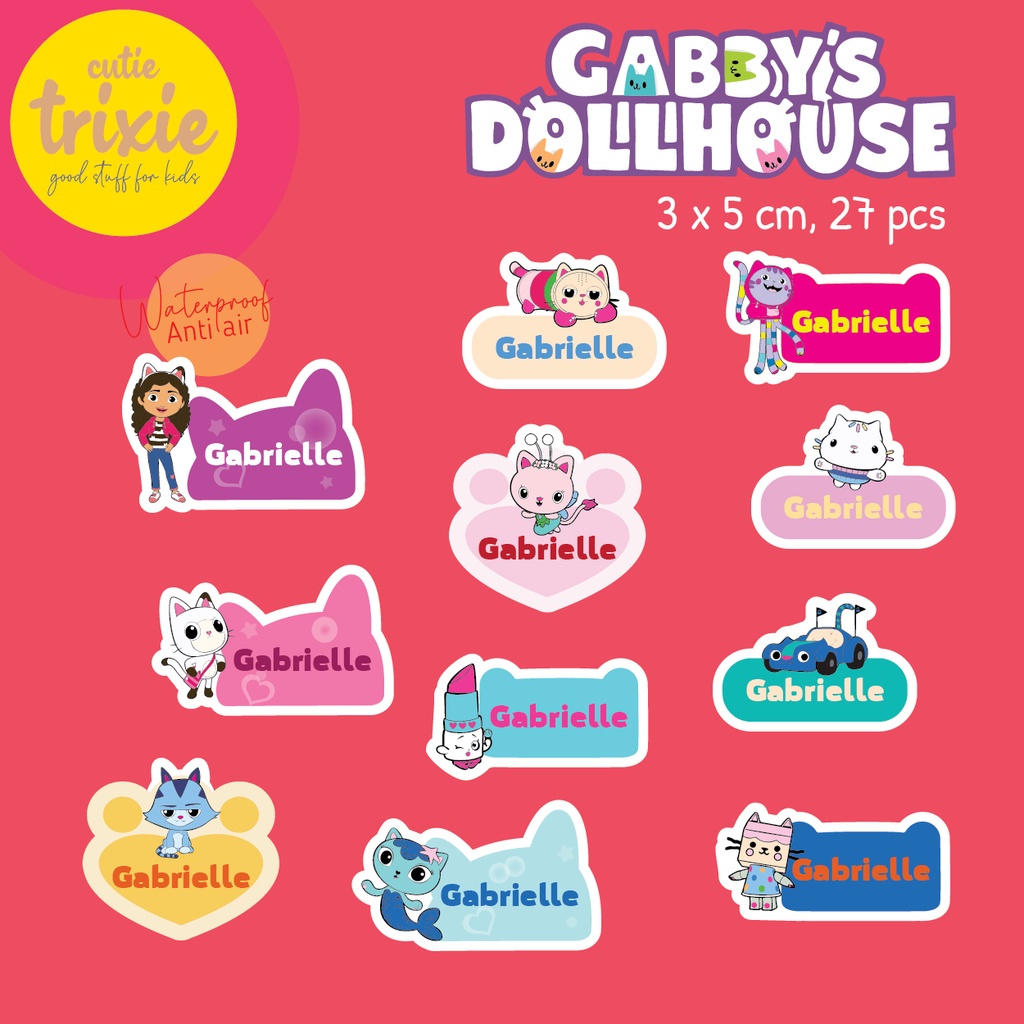 

Label Nama Anak Waterproof Gabby Dollhouse