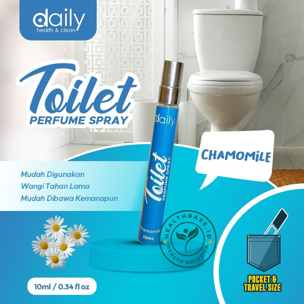 PARFUM TOILET DAILY TOILET PERFUME SPRAY PENGHARUM TOILET MENGHILANGKAN BAU TIDAK SEDAP