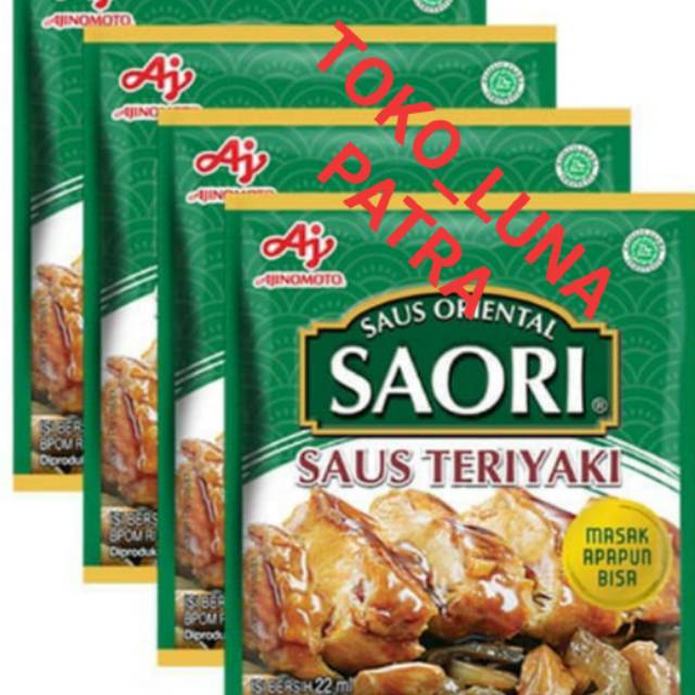 

Saori teriyaki saset 10 set