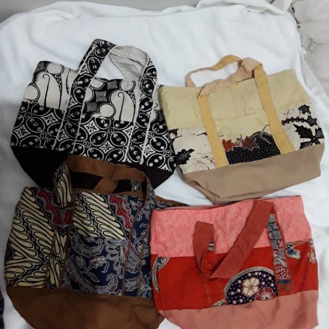 Tas Jinjing / Tas Kain / Tas Tote Mini Batik ( EDW - TT 00006 )