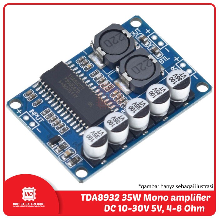 TDA8932 Mono Digital power amplifier board module 35w