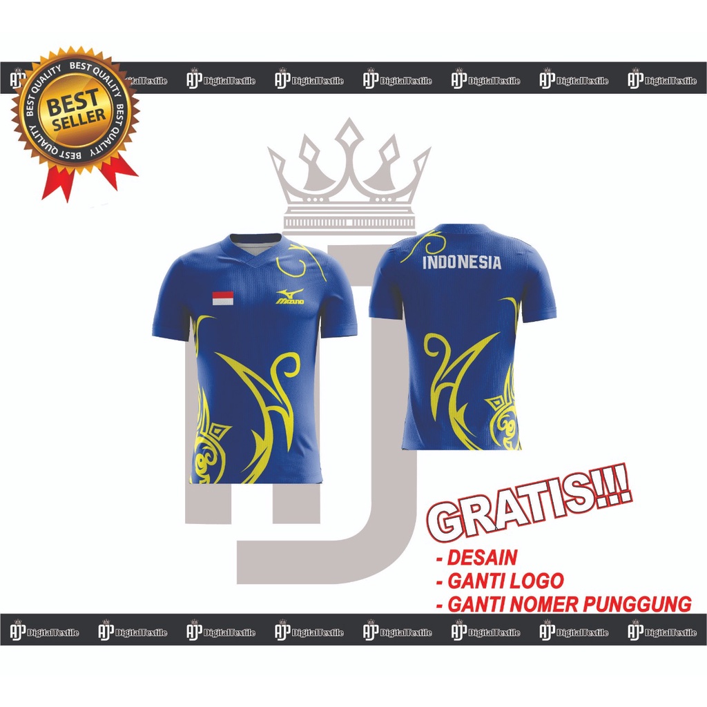 JERSEY ATASAN FULL PRINTING BEBAS DESAIN