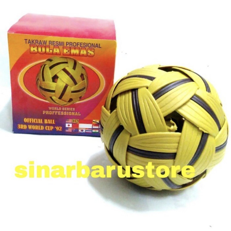 Bola Takraw Plastik "Bola Emas"