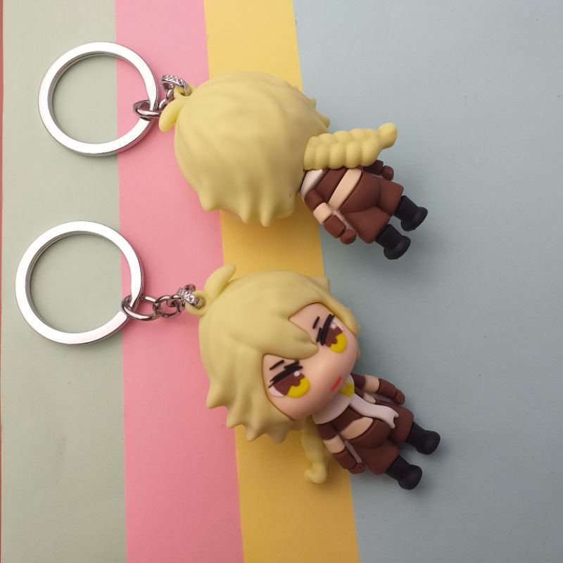 gantungan kunci anime jepang / genshin impact keychain