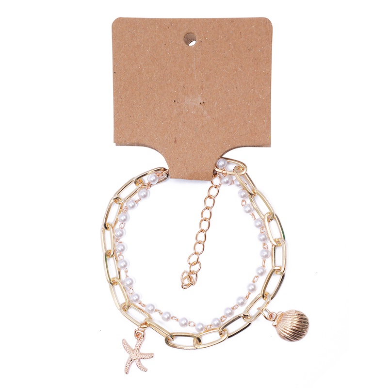 Stroberi Bracelet Double Chain Accesories