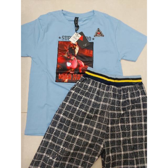 Setelan yess kids premium celana katun stretch