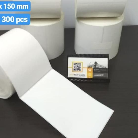 

● KERTAS LABEL PRINTER BARE 100 X 150 MM ( 1 LINE ) THERMAL isi 300 ☀