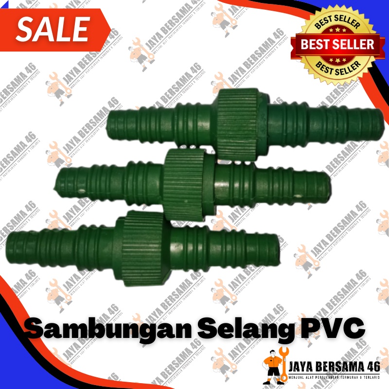 SAMBUNGAN SELANG PLASTIK / PENYAMBUNG SELANG / SAMBUNGAN SELANG AIR / KONEKTOR SELANG AIR PVC