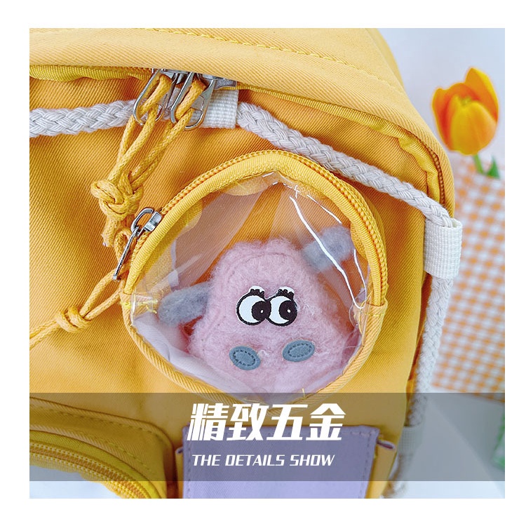 TweedyToys - 3 Pockets Ransel Bag / Tas Ransel Sekolah Anak Import