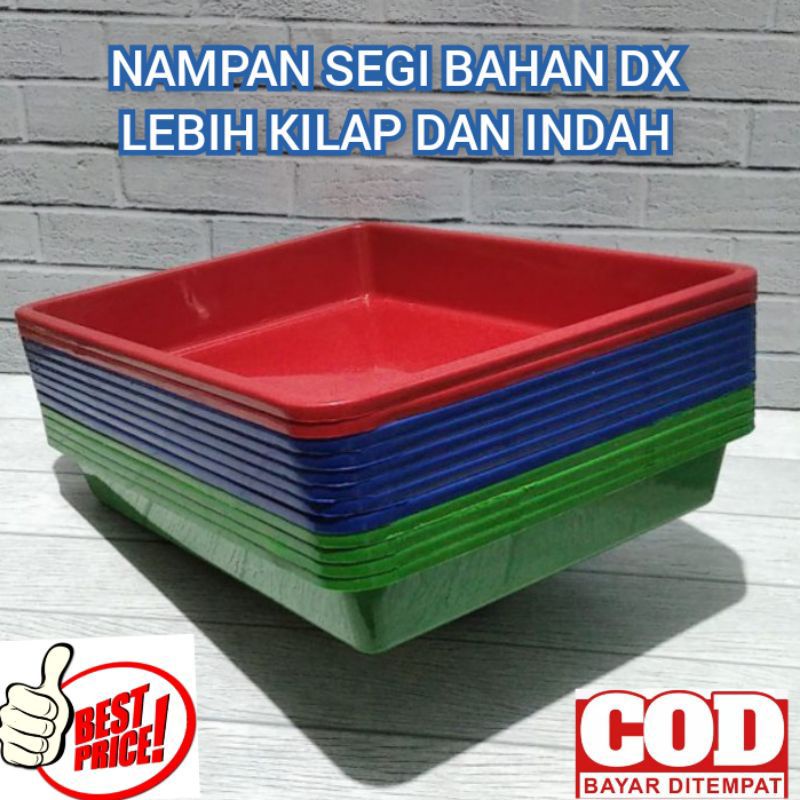 NAMPAN PLASTIK MURAH / TEMPAT SAJI KOTAK / BAKI PLASTIK TERMURAH