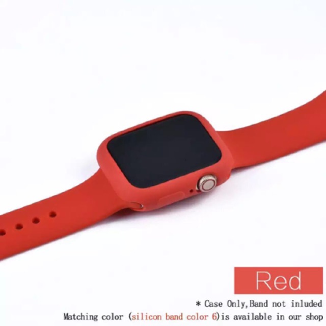 Strap FREE Case cover gratis apple watch tali jam iwatch 3 4 5 rubber sport bumper soft casing iwo