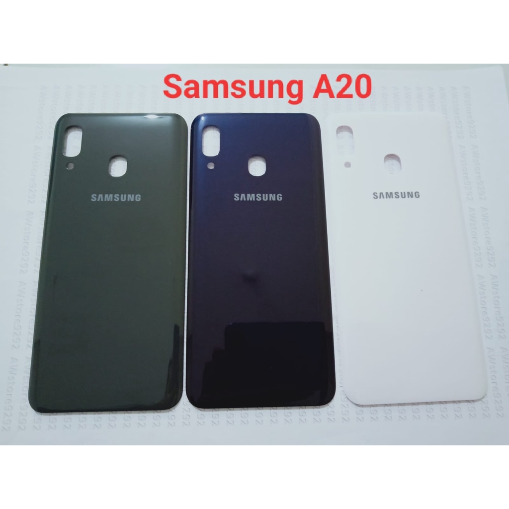 BACKDOOR SAMSUNG A20 A205 / Tutup Belakang Baterai / Tutup Casing / back door Samsung A 20 A 205