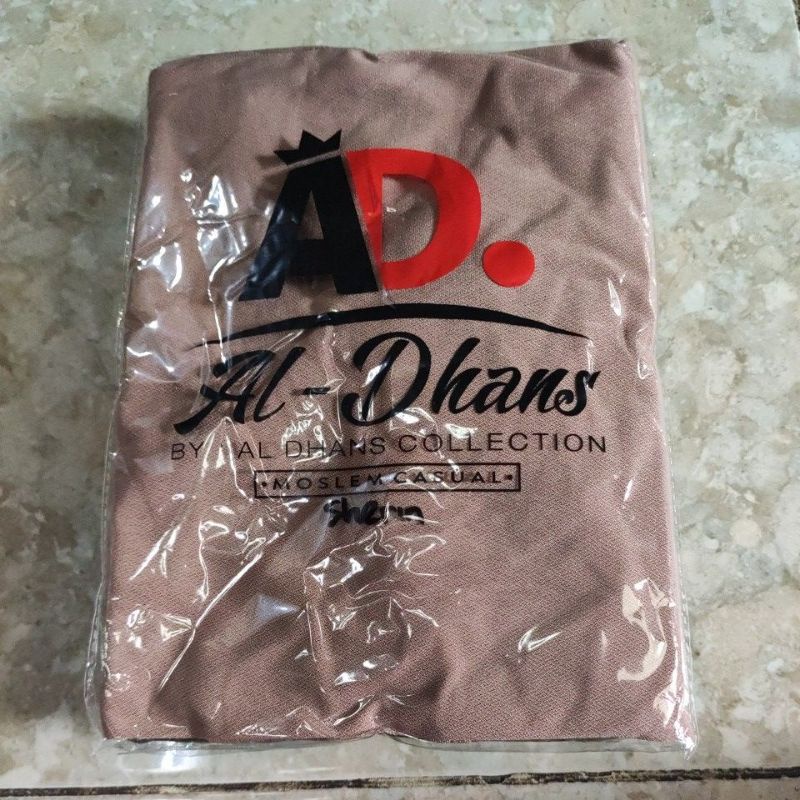 HIJAB INSTAN SHERIN POLOS ORI AL-DHANS-Mocca