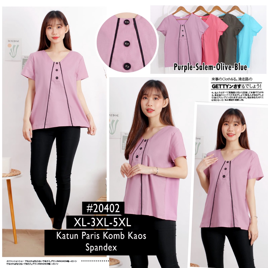CUBIC Blouse Katun x Kaos 20402