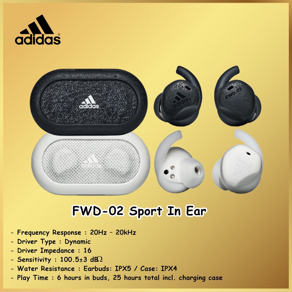 Adidas FWD-02 Sport In Ear Earphone Earbuds True Wireless TWS FWD02