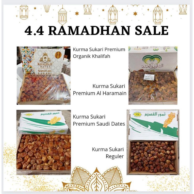 

Kurma Sukari Premiun Saudi Dates (Promo 4-8 April 2022)