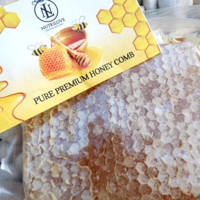 

TERMURAH SARANG MADU MURNI 500 gram - PREMIUM MELIFERA SUPER 100%